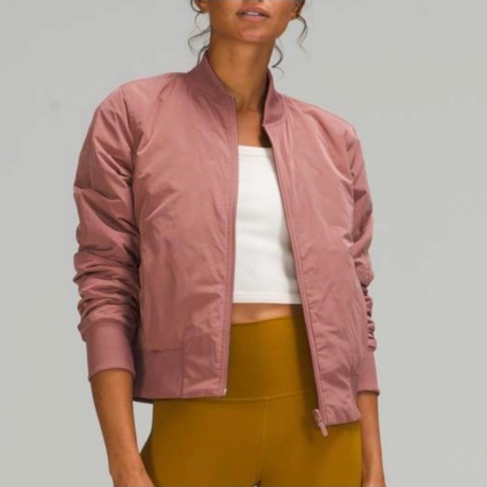 Lululemon Spiced Chai Non Stop Bomber 10